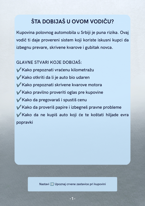 Kompletan Vodič Za Kupovinu Polovnog Automobila